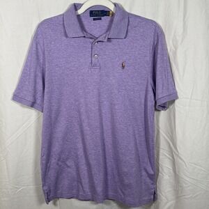 Polo‎ Ralph Lauren Mens Light Purple Classic Fit Polo Size M